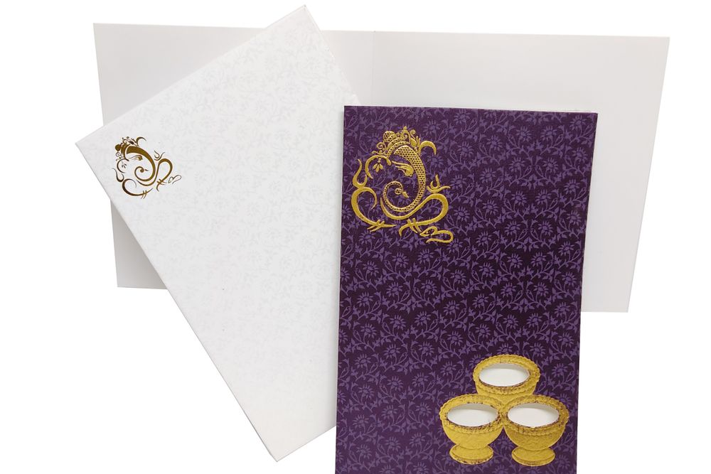 Violet Invitation Card