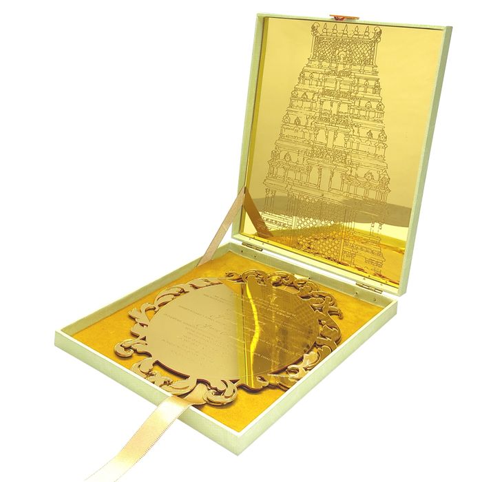 Acrylic Box Invitation Card
