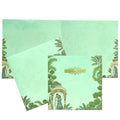 Green Traditional Nameplate Invitation Card