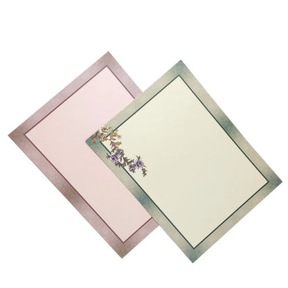 Light blue flower design scodix invitation card