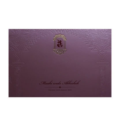 Light Pink Wedding Card