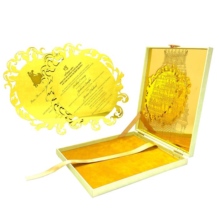 Acrylic Box Invitation Card