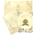 Colourful Floral Wedding Card With a Gold Touch-KNKC4061