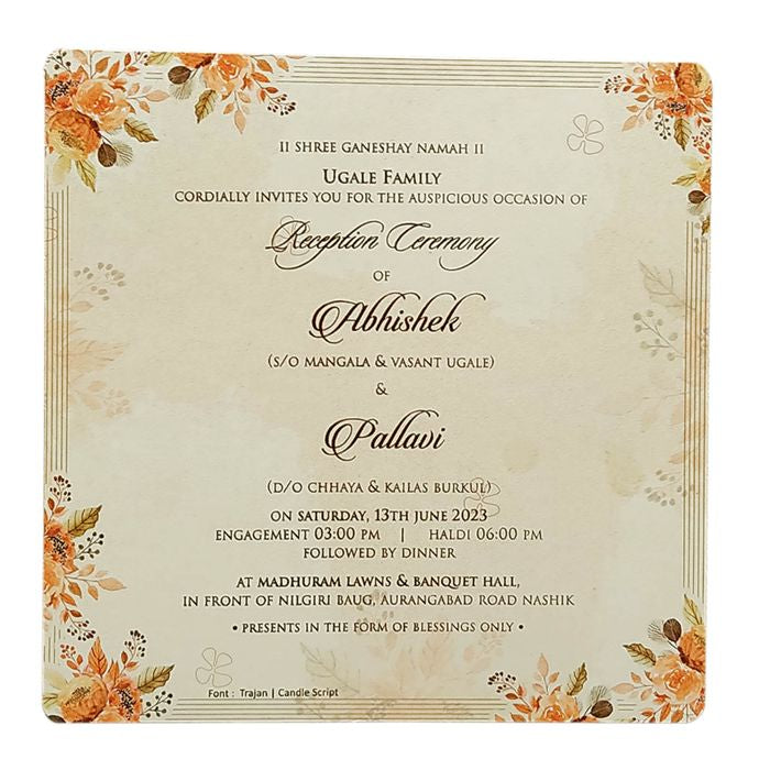 Invitation Card - KRCS6540
