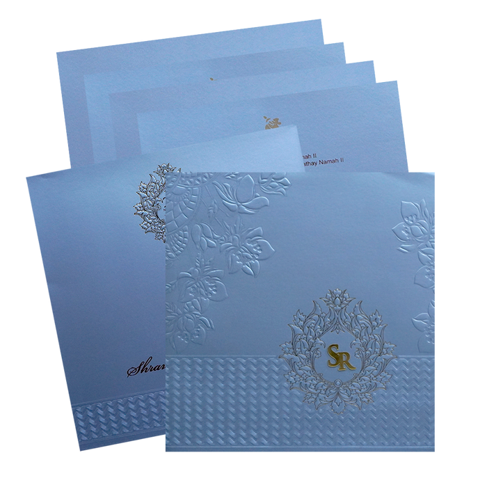Light Pink Floral Marriage Card