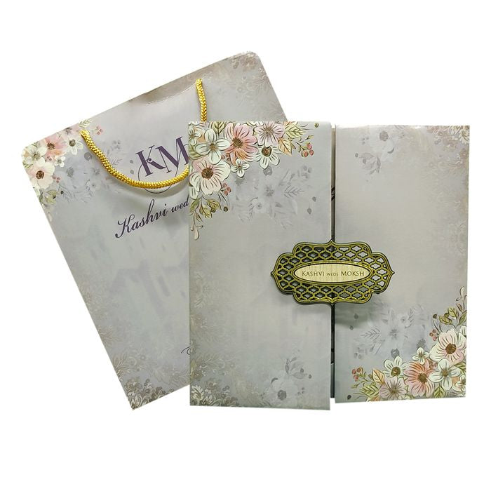 Soft Pastel Purple Padded Invitation