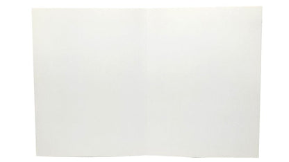 White Floral Embossed Invitation