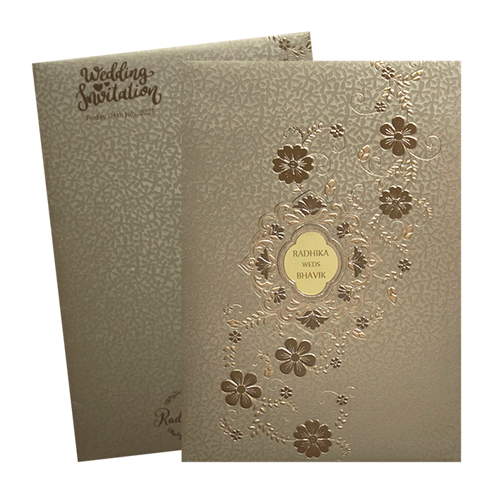 Golden Box Premium Wedding Card