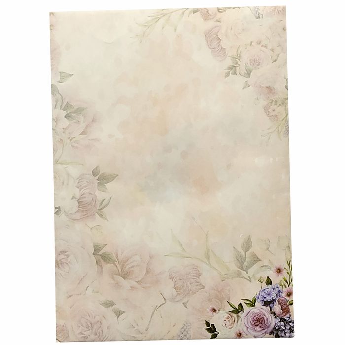 Pink Floral Invitation Card