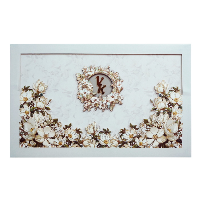 Grey Premium Padded Invitation Card