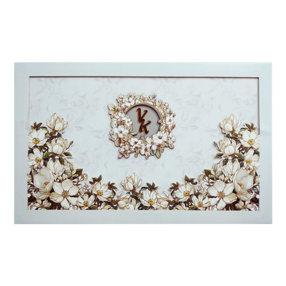 Grey Premium Padded Invitation Card